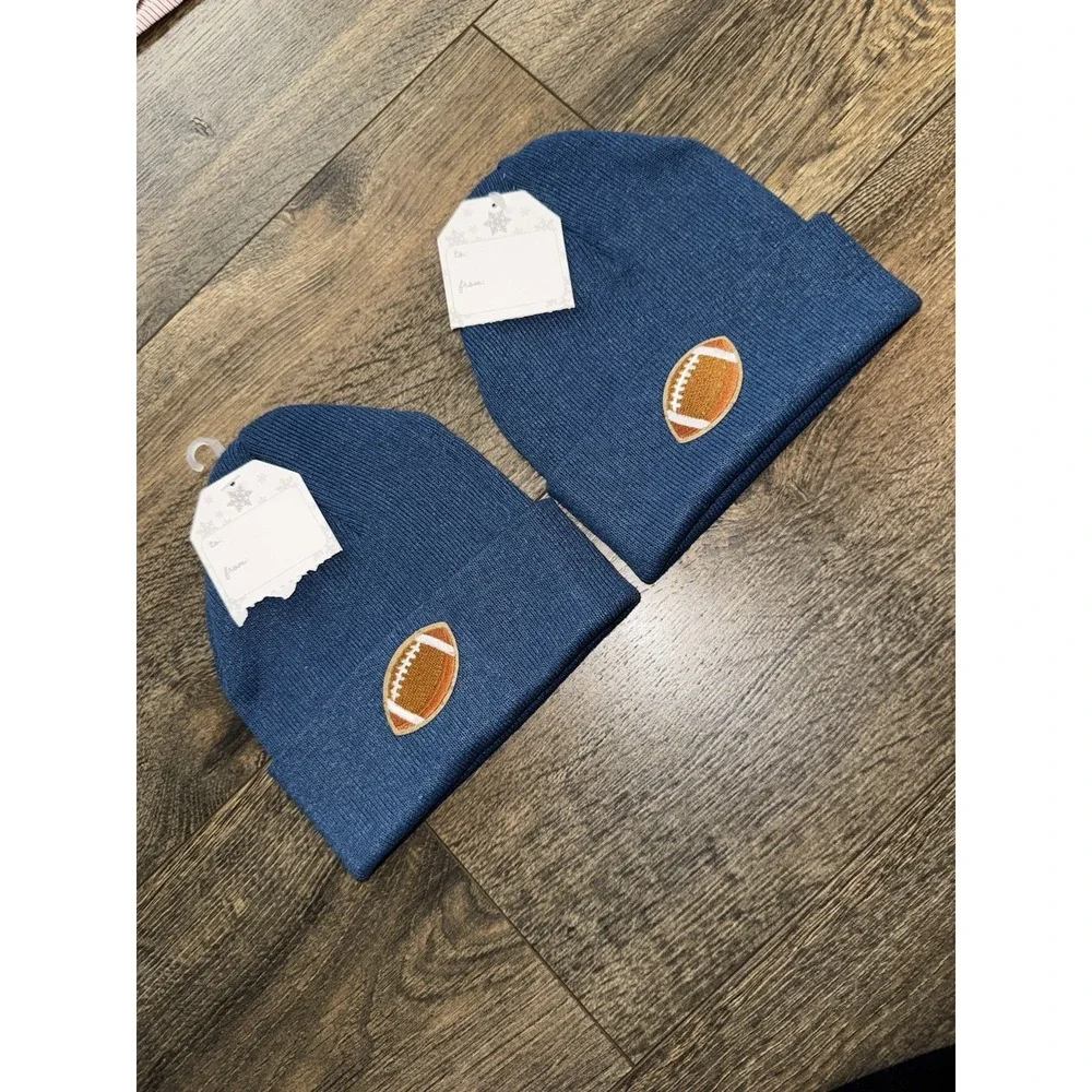 Infant Beanie Warm Knitted Infant‎ Winter Hats for Baby Boys Set Of 2 Wool Blend